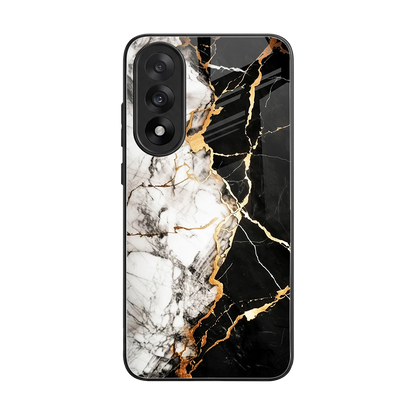 Gilded Marble back phone cover | glass case for oneplus nord 5