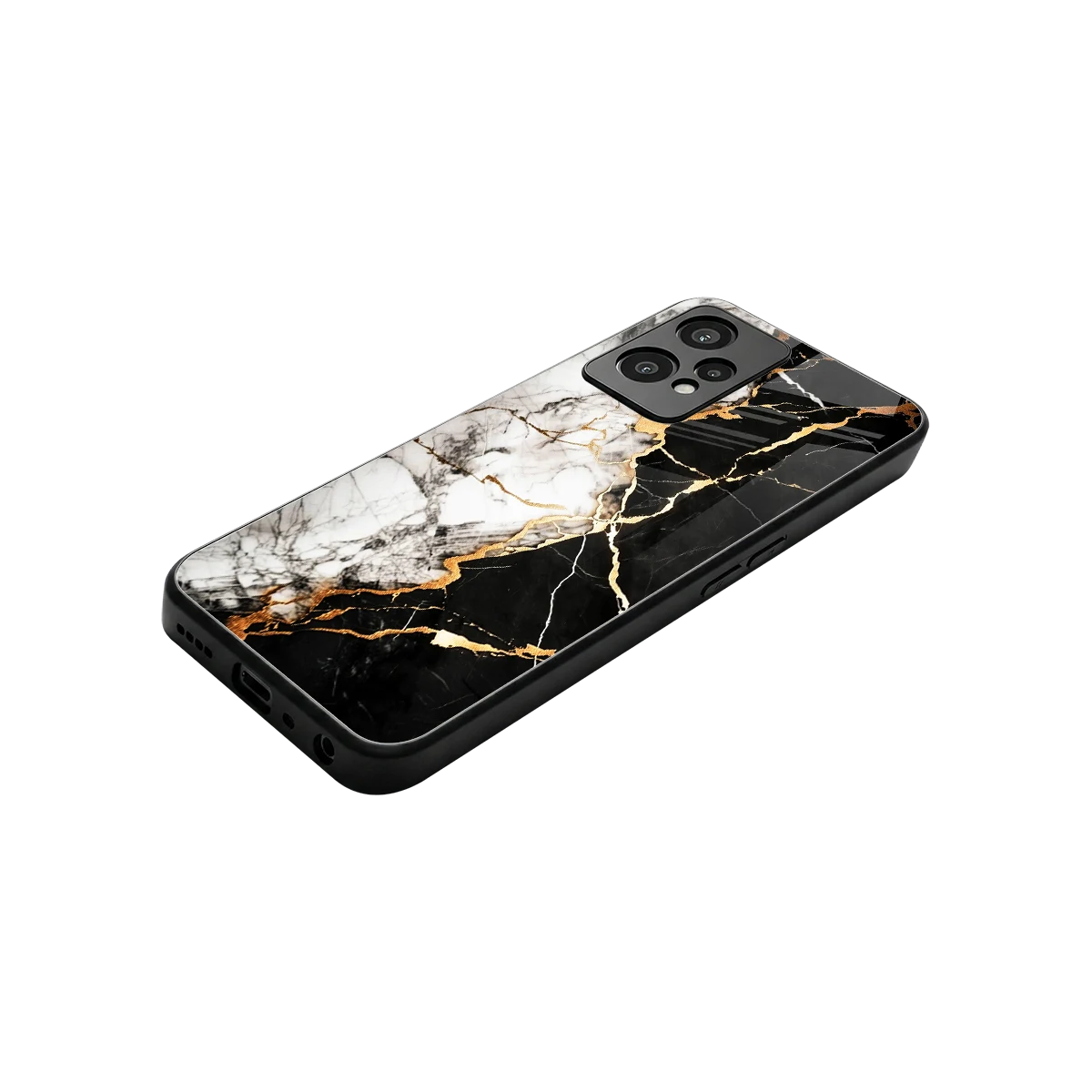 Gilded Marble stylish phone case for oneplus nord ce 2 lite | glossy glass and slim fit