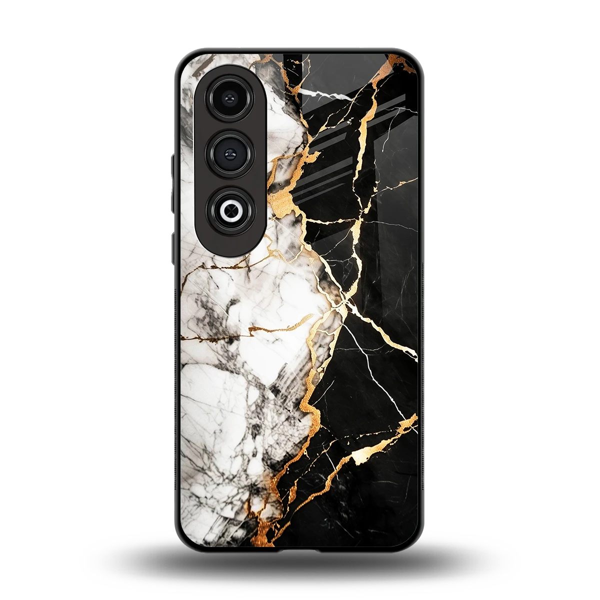 Gilded Marble back phone cover | glass case for oneplus nord ce 4