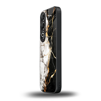 Gilded Marble oneplus nord ce 4 mobile cover | shockproof glass phone case