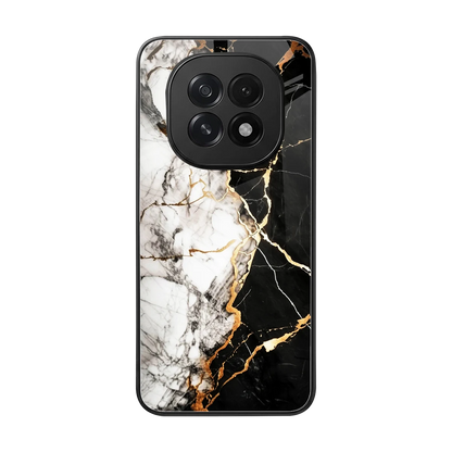 Gilded Marble back phone cover | glass case for oppo f29 5g