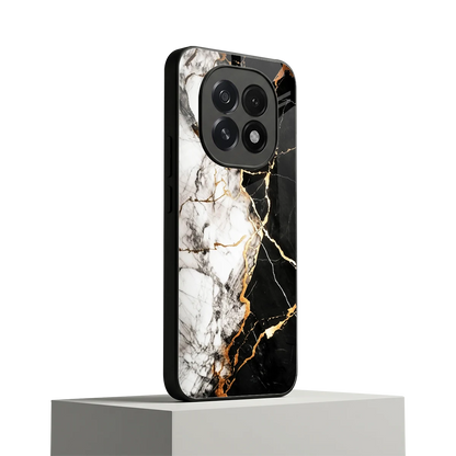 Gilded Marble oppo f29 5g mobile cover | shockproof glass phone case