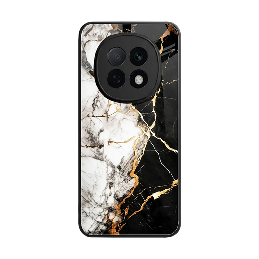 Gilded Marble back phone cover | glass case for oppo f29 pro 5g