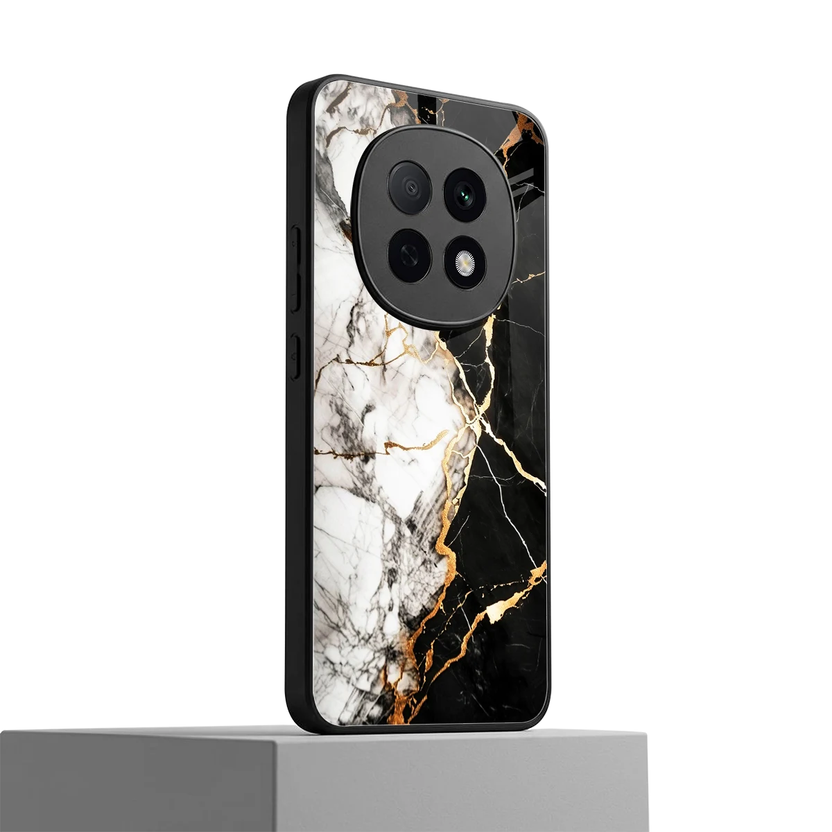 Gilded Marble oppo f29 pro 5g mobile cover | shockproof glass phone case