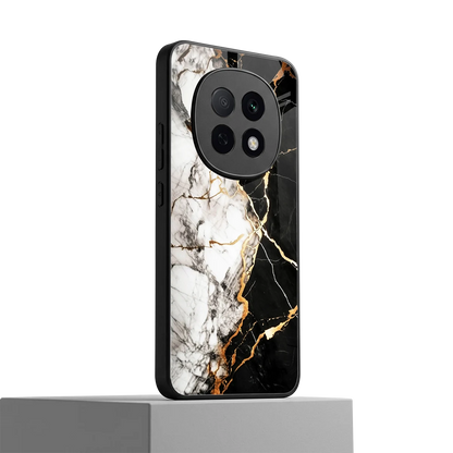 Gilded Marble oppo f29 pro 5g mobile cover | shockproof glass phone case