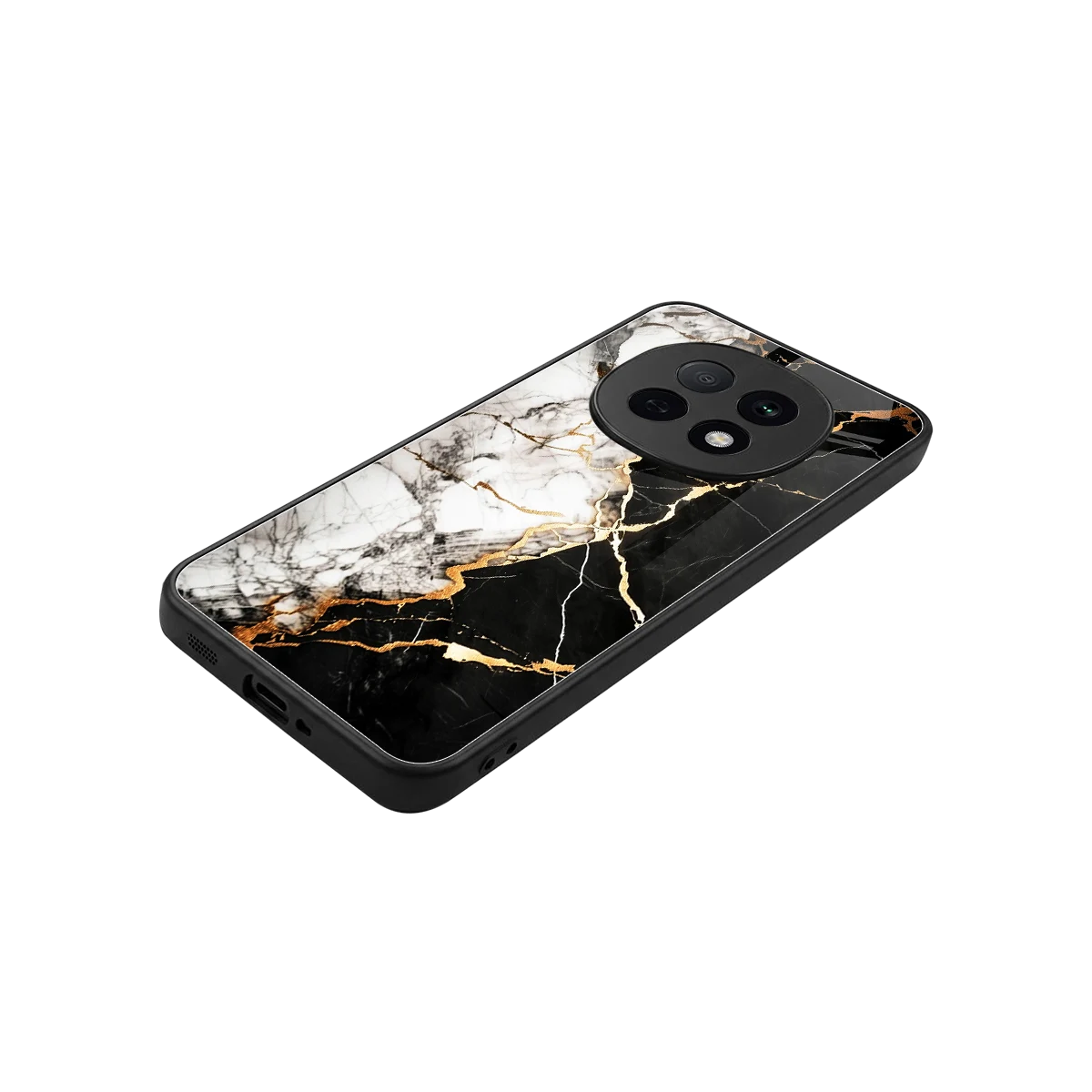 Gilded Marble stylish phone case for oppo f29 pro 5g | glossy glass and slim fit