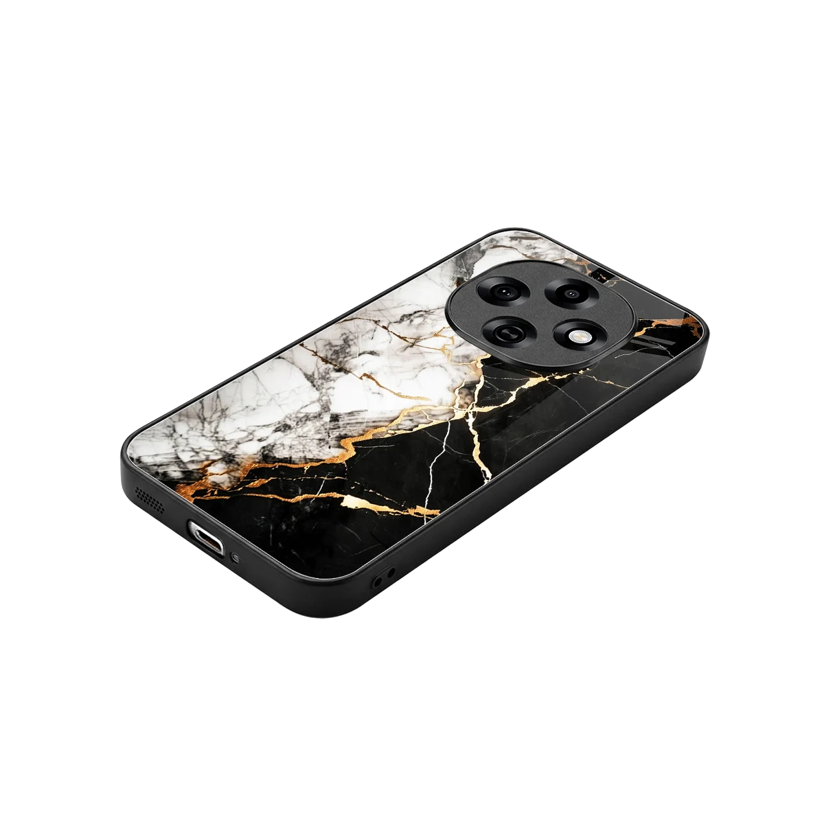 Gilded Marble stylish phone case for oppo f31 pro 5g | glossy glass and slim fit