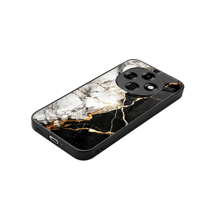 Gilded Marble stylish phone case for oppo f31 pro 5g | glossy glass and slim fit