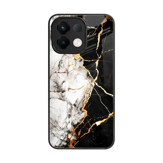 Gilded Marble back phone cover | glass case for oppo k13 5g