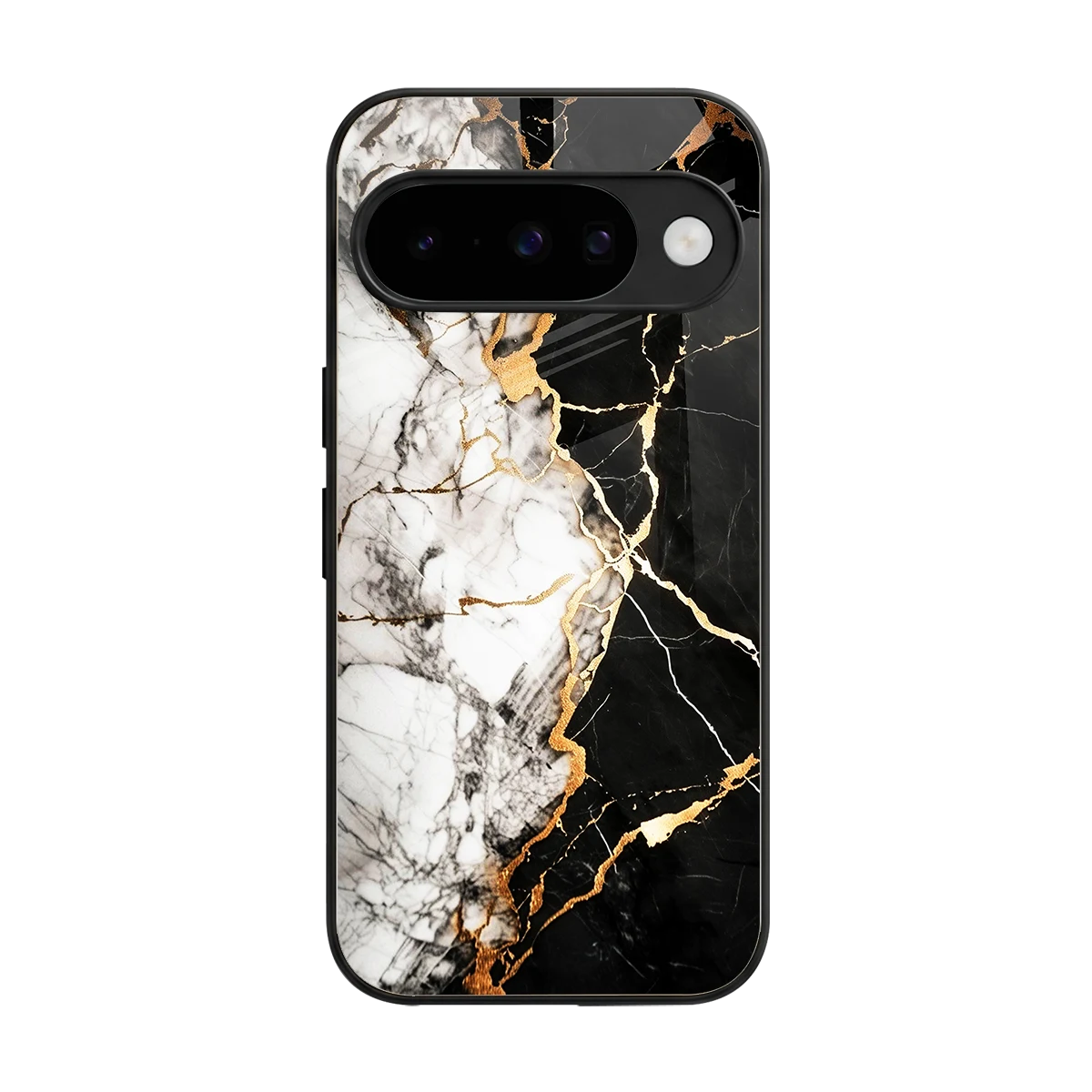 Gilded Marble back phone cover | glass case for google pixel 10