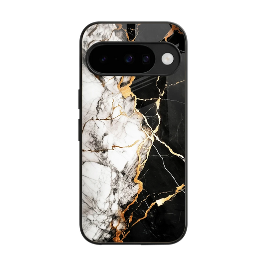 Gilded Marble back phone cover | glass case for google pixel 10