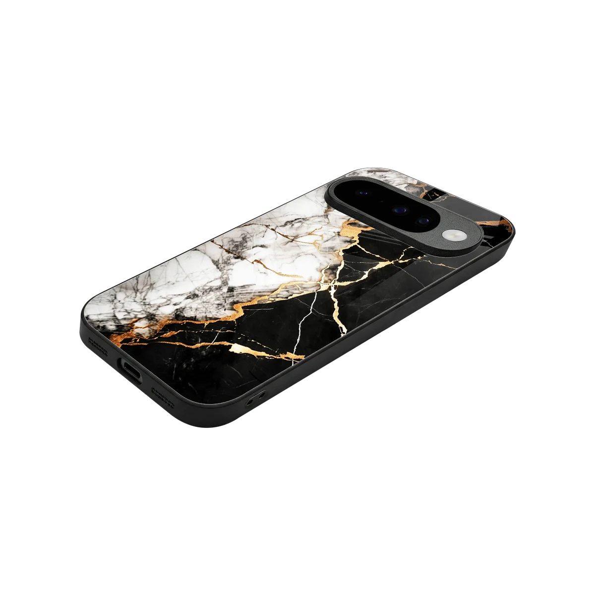 Gilded Marble stylish phone case for google pixel 10 | glossy glass and slim fit