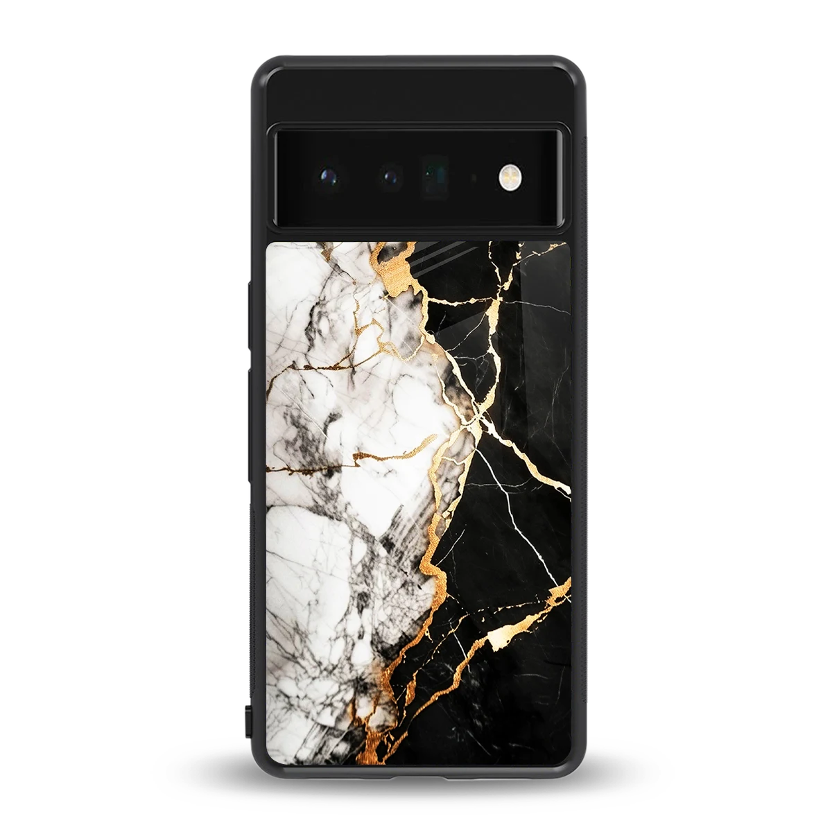 Gilded Marble back phone cover | glass case for google pixel 6 pro