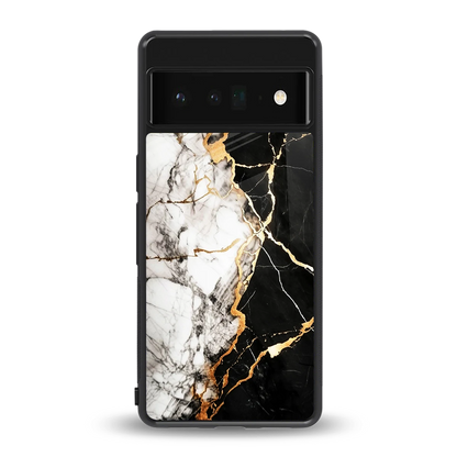 Gilded Marble back phone cover | glass case for google pixel 6 pro