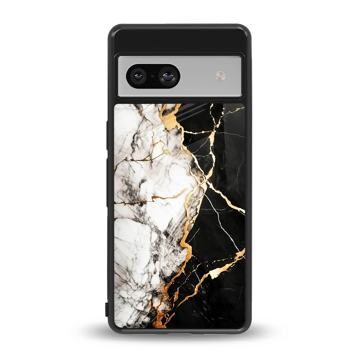 Gilded Marble back phone cover | glass case for google pixel 7
