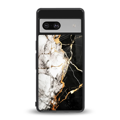 Gilded Marble back phone cover | glass case for google pixel 7