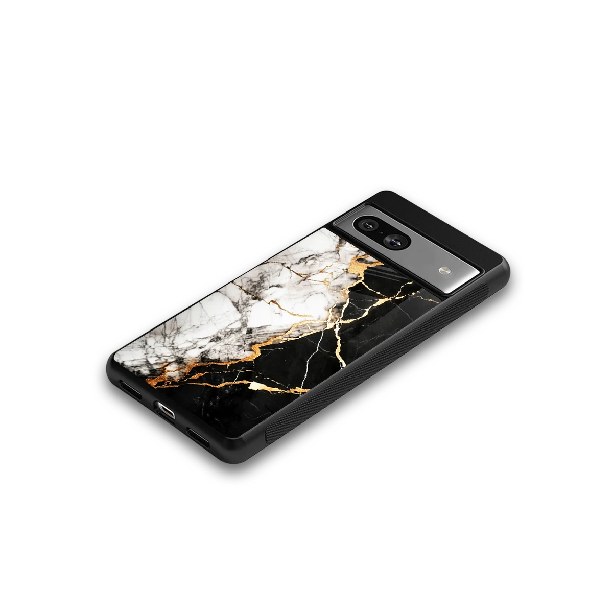 Gilded Marble google pixel 7a mobile cover | shockproof glass phone case