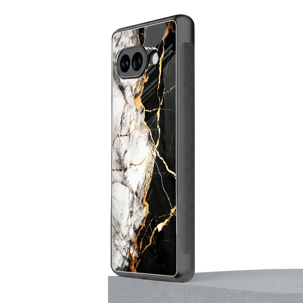 Gilded Marble google pixel 10a mobile cover | shockproof glass phone case