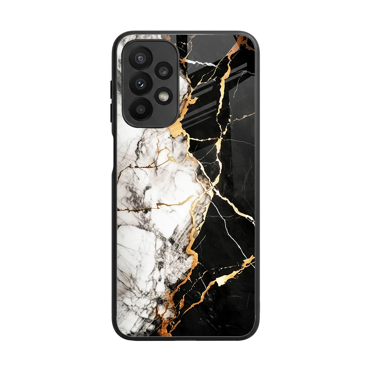 Gilded Marble back phone cover | glass case for samsung galaxy a23