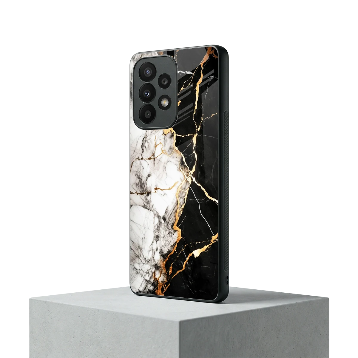Gilded Marble samsung galaxy a23 mobile cover | shockproof glass phone case