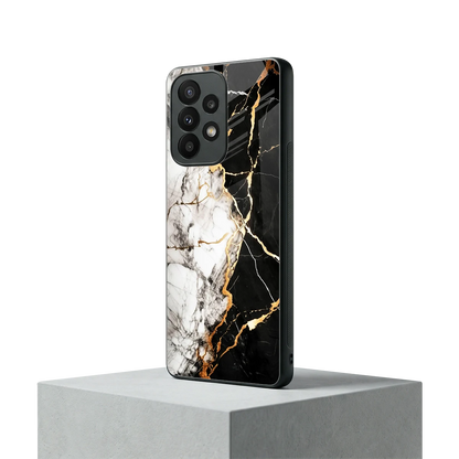 Gilded Marble samsung galaxy a23 mobile cover | shockproof glass phone case