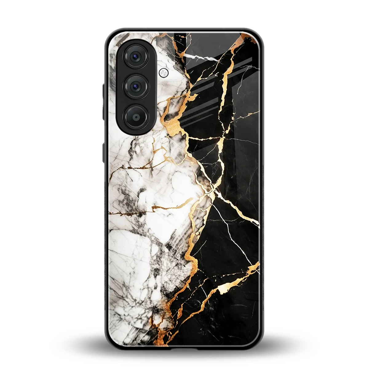 Gilded Marble back phone cover | glass case for samsung galaxy a16 5g