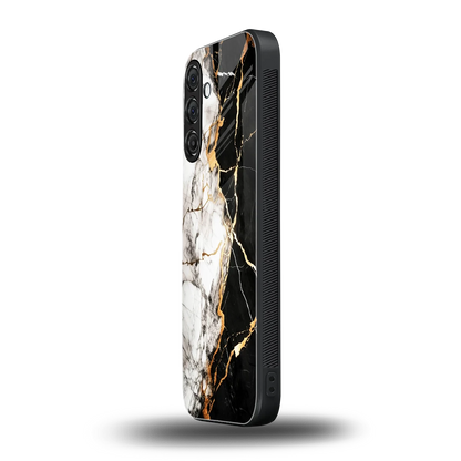 Gilded Marble samsung galaxy a17 5g mobile cover | shockproof glass phone case