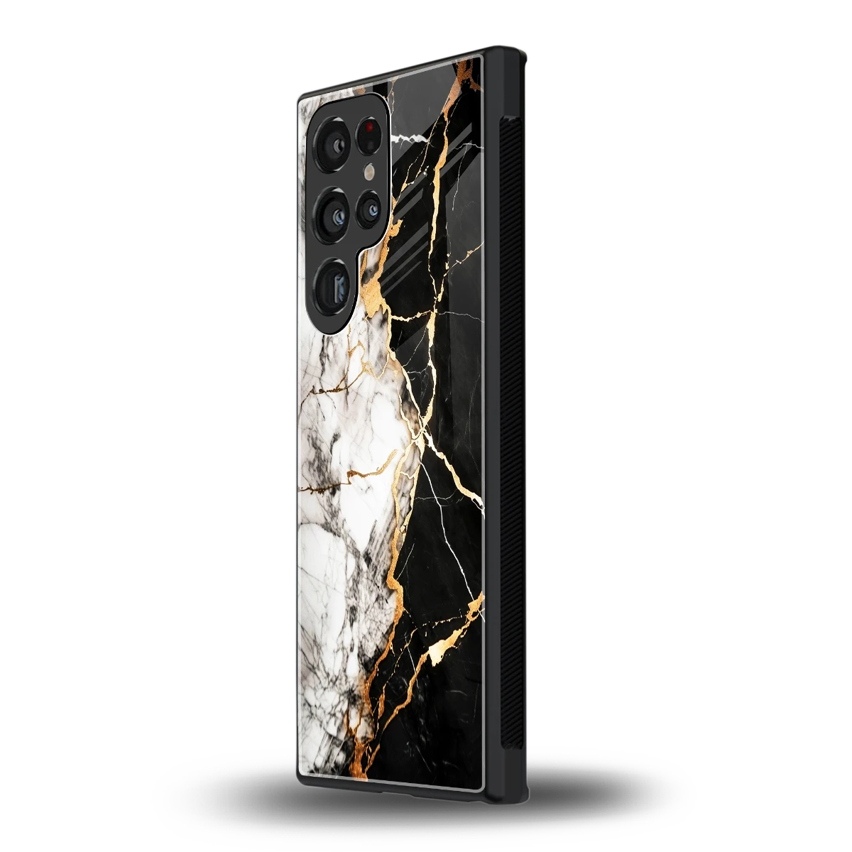Gilded Marble samsung galaxy s24 ultra mobile cover | shockproof glass phone case