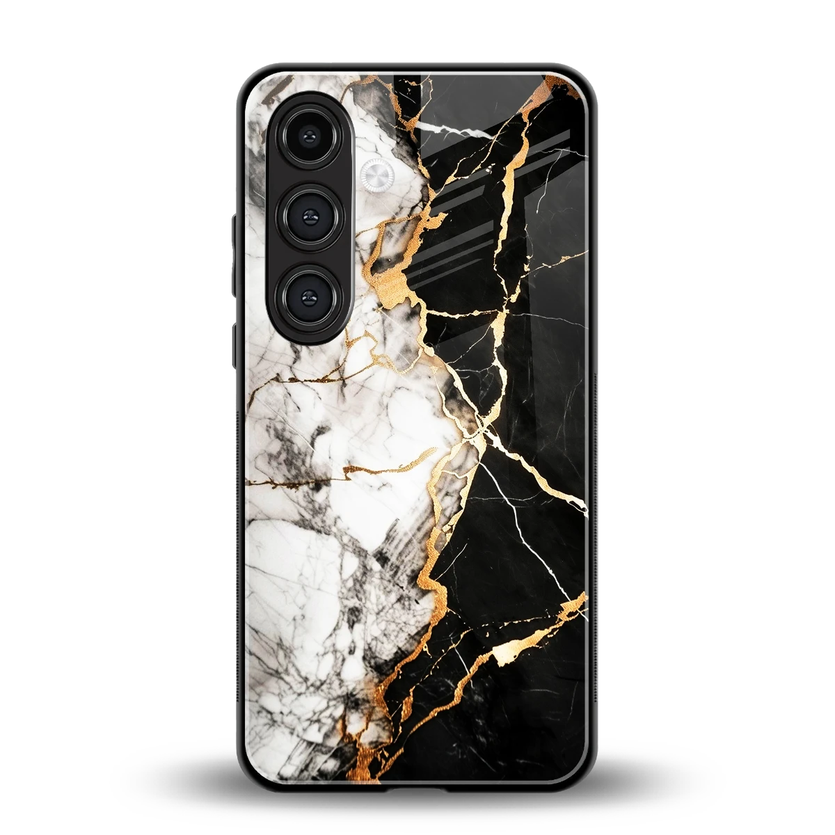 Gilded Marble back phone cover | glass case for samsung galaxy s24