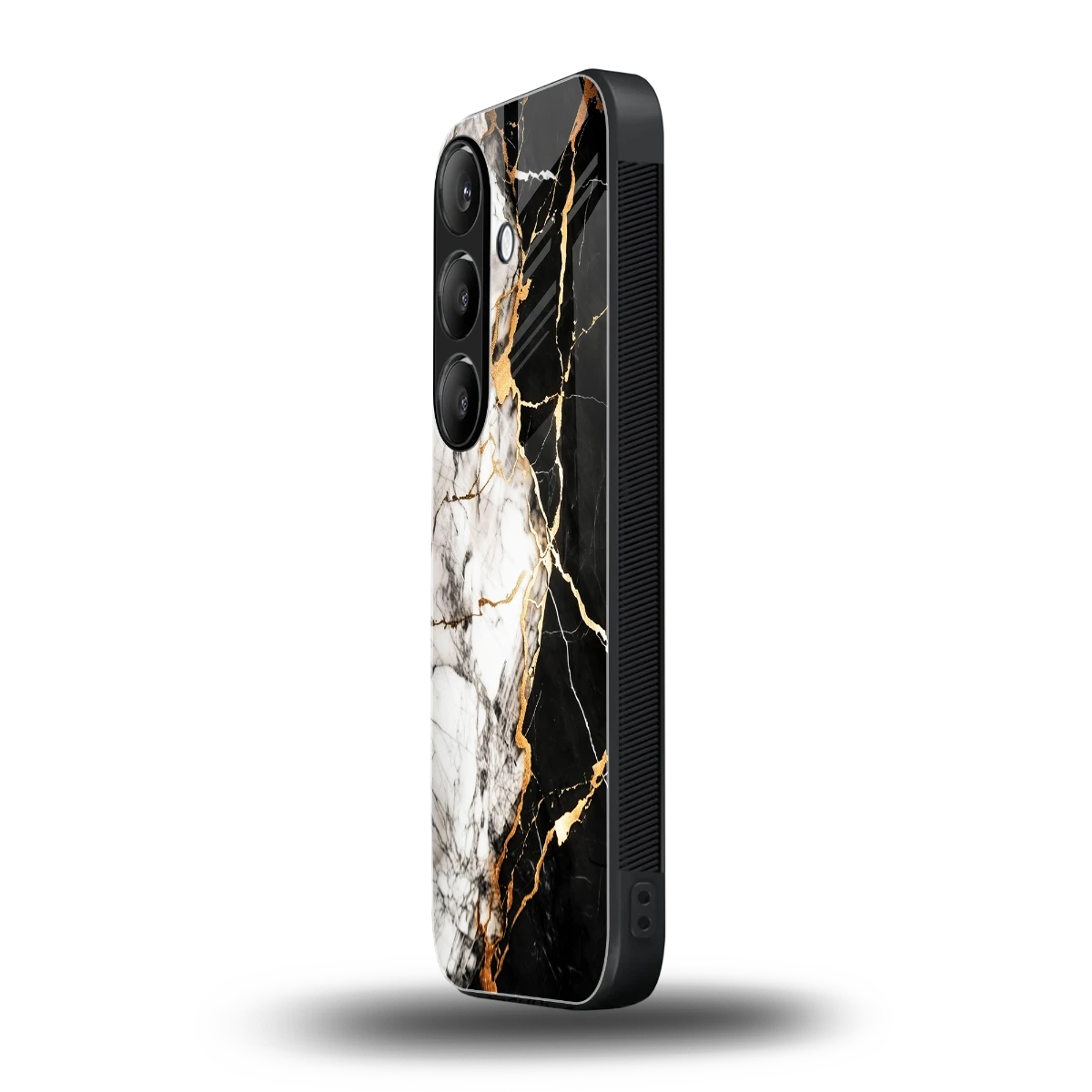 Gilded Marble samsung galaxy s24 mobile cover | shockproof glass phone case
