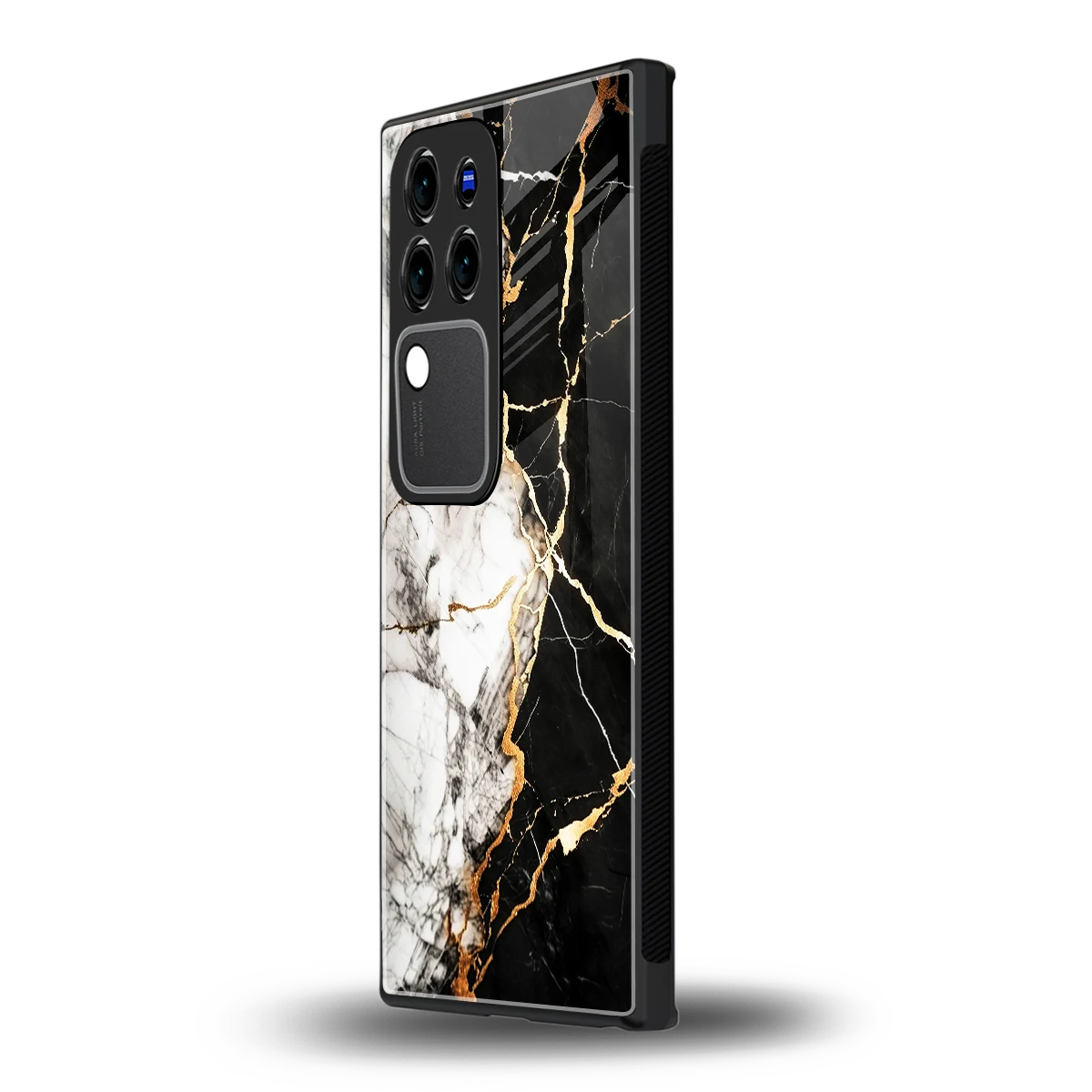 Gilded Marblevivo v30 pro mobile cover | shockproof glass phone case