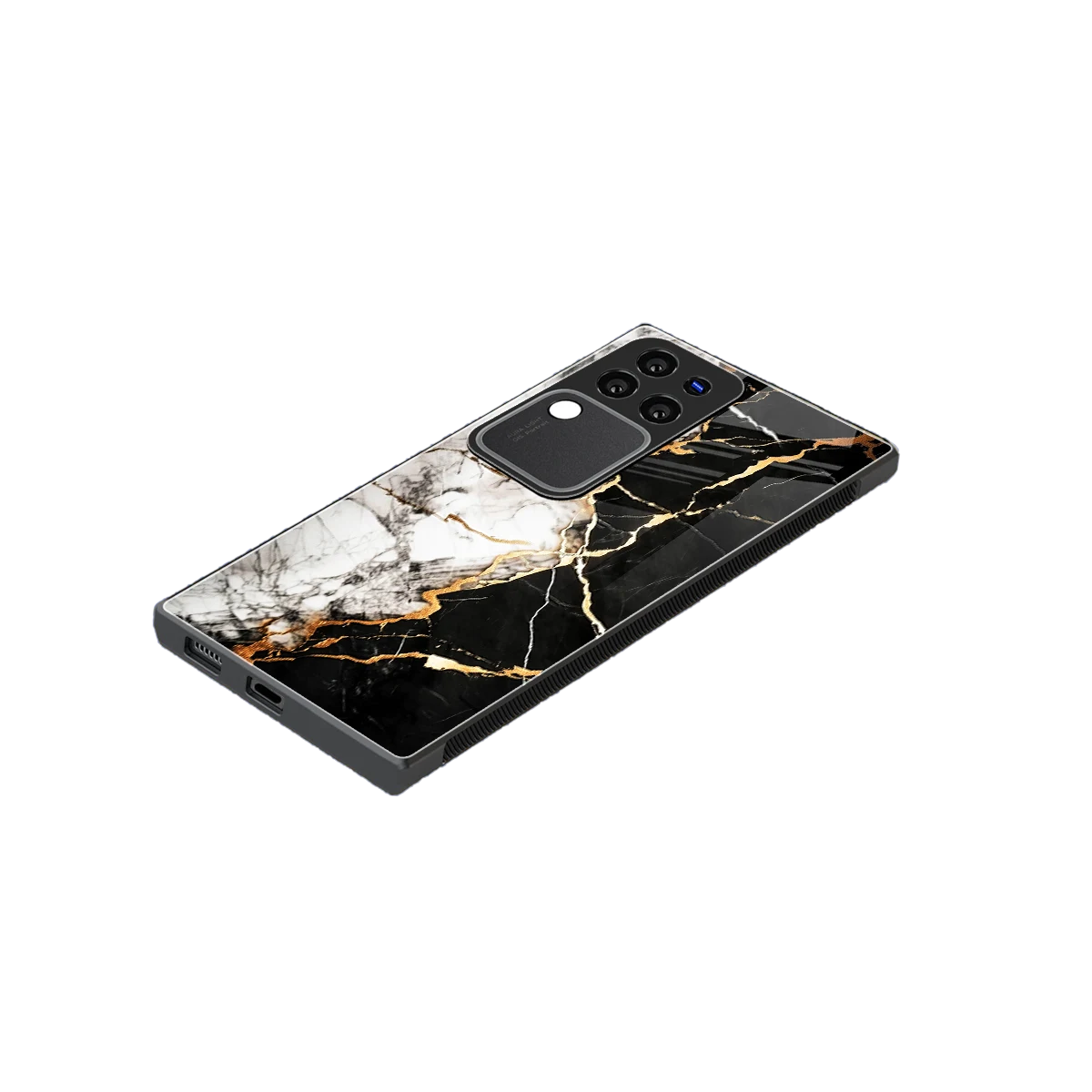 Gilded Marble stylish phone case forvivo v30 pro | glossy glass and slim fit
