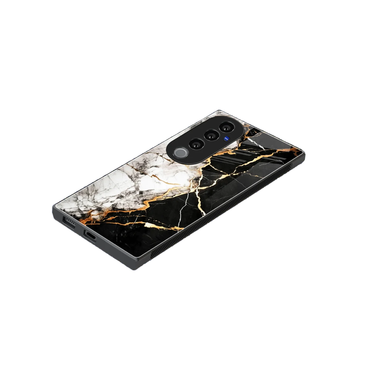 Gilded Marble stylish phone case for vivo v40 pro | glossy glass and slim fit