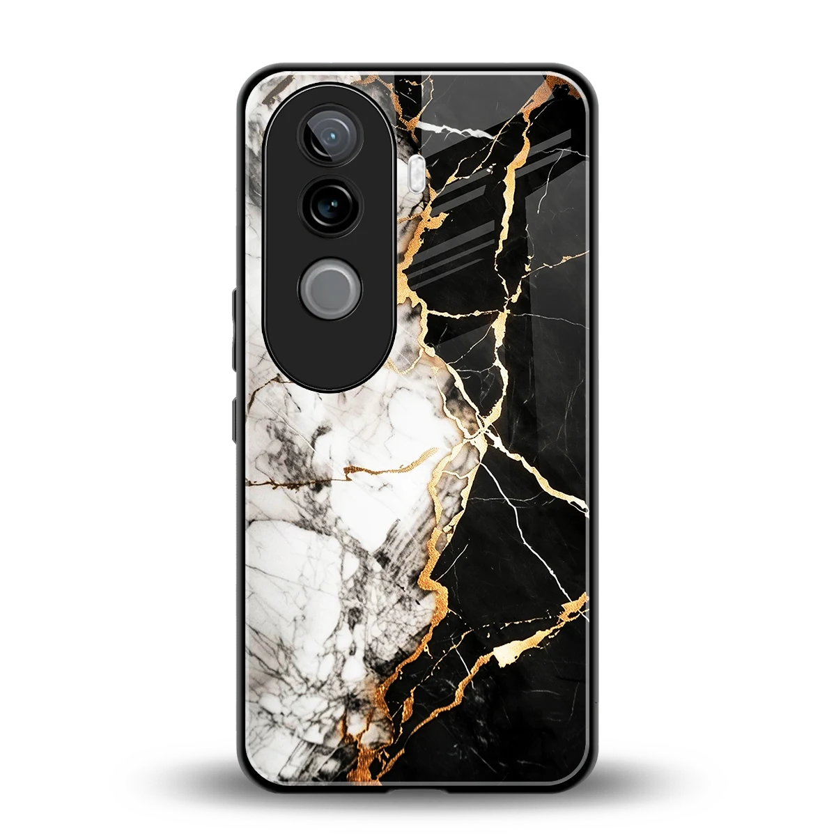 Gilded Marble back phone cover | glass case for vivo v40e