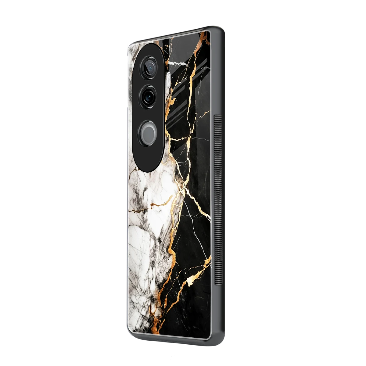 Gilded Marble vivo v40e mobile cover | shockproof glass phone case