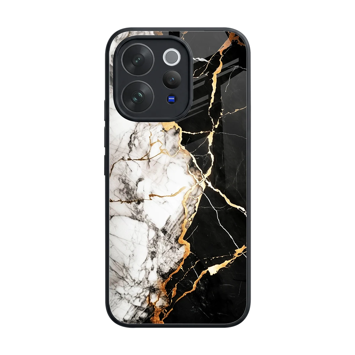 Gilded Marble back phone cover | glass case for vivo v70 elite