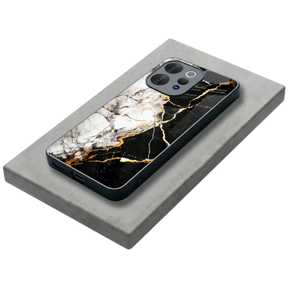 Gilded Marble stylish phone case for vivo v70 elite | glossy glass and slim fit