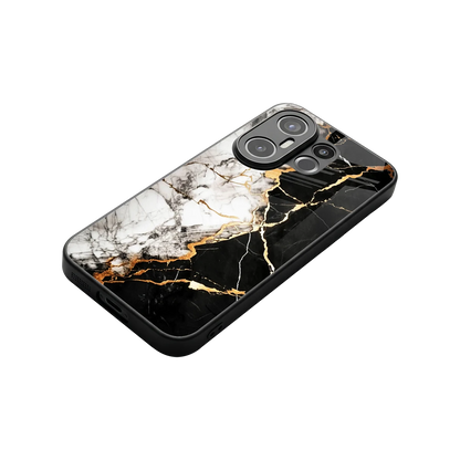 Gilded Marble stylish phone case for vivo x200 fe | glossy glass and slim fit