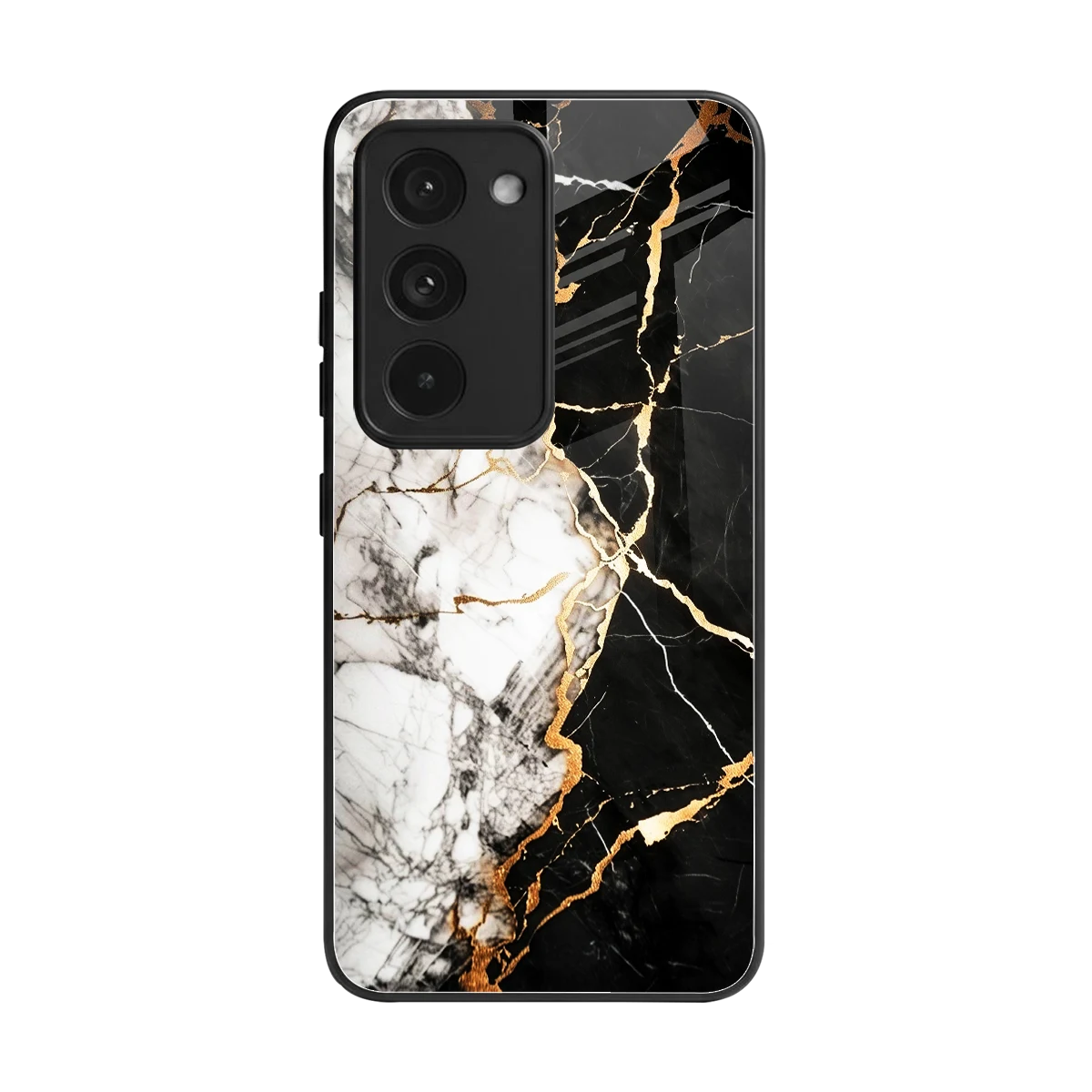 Gilded Marble back phone cover | glass case for redmi 15 5g