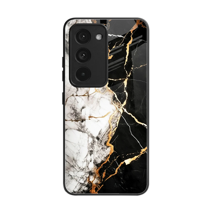 Gilded Marble back phone cover | glass case for redmi 15 5g