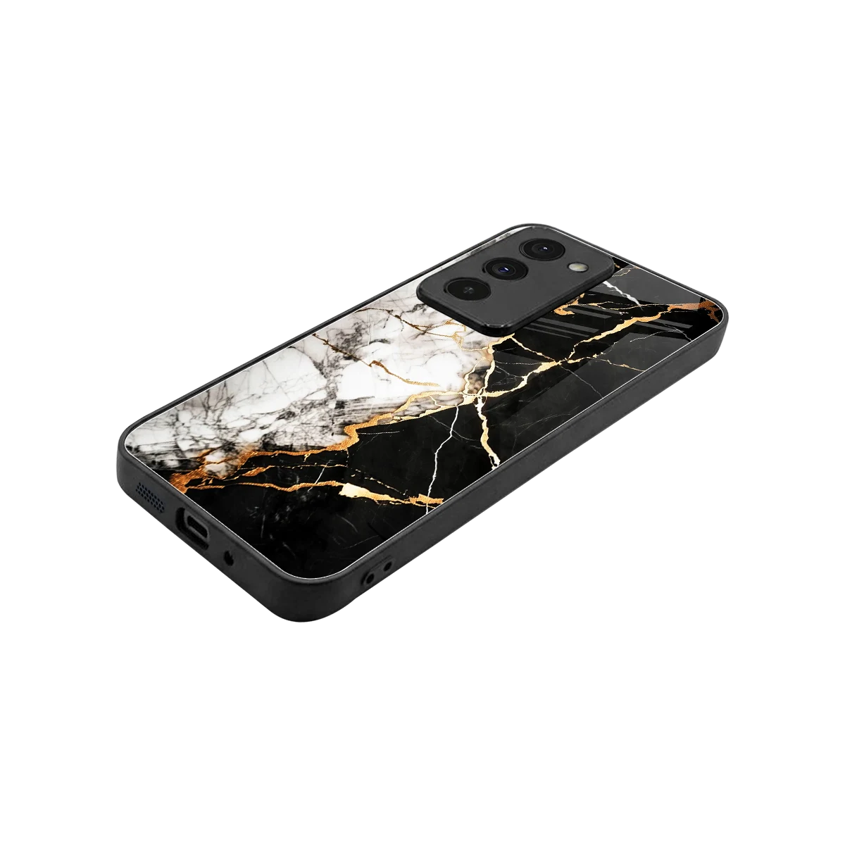 Gilded Marble stylish phone case for redmi 15 5g | glossy glass and slim fit