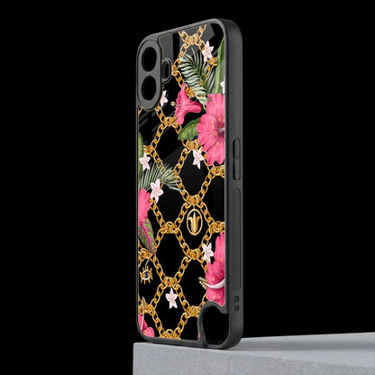 Gilded Petals cmf nothing phone 1 mobile cover | shockproof glass phone case