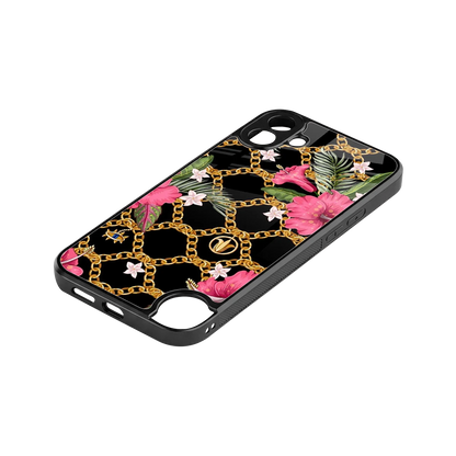 Gilded Petals stylish phone case for cmf nothing phone 1 | glossy glass and slim fit
