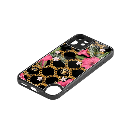 Gilded Petals stylish phone case for cmf nothing phone 2 pro | glossy glass and slim fit
