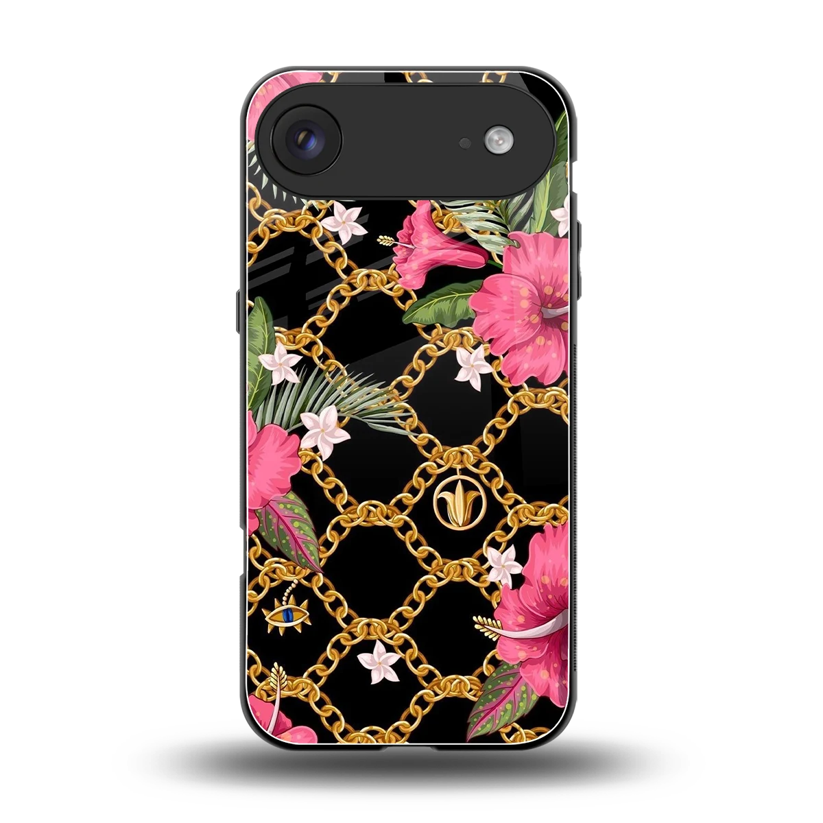 Gilded Petals back phone cover | glass case for iphone air