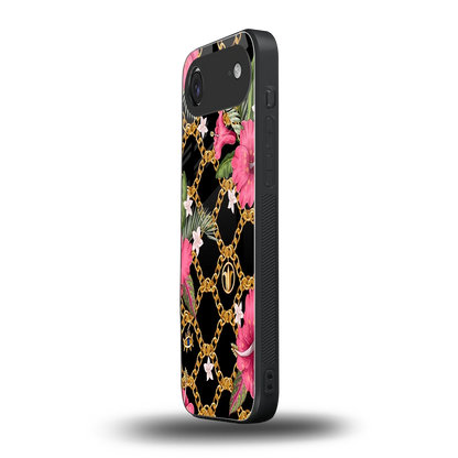 Gilded Petals iphone air mobile cover | shockproof glass phone case