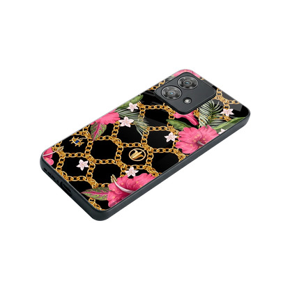 Gilded Petals stylish phone case for motorola edge 40 neo 5g | glossy glass and slim fit