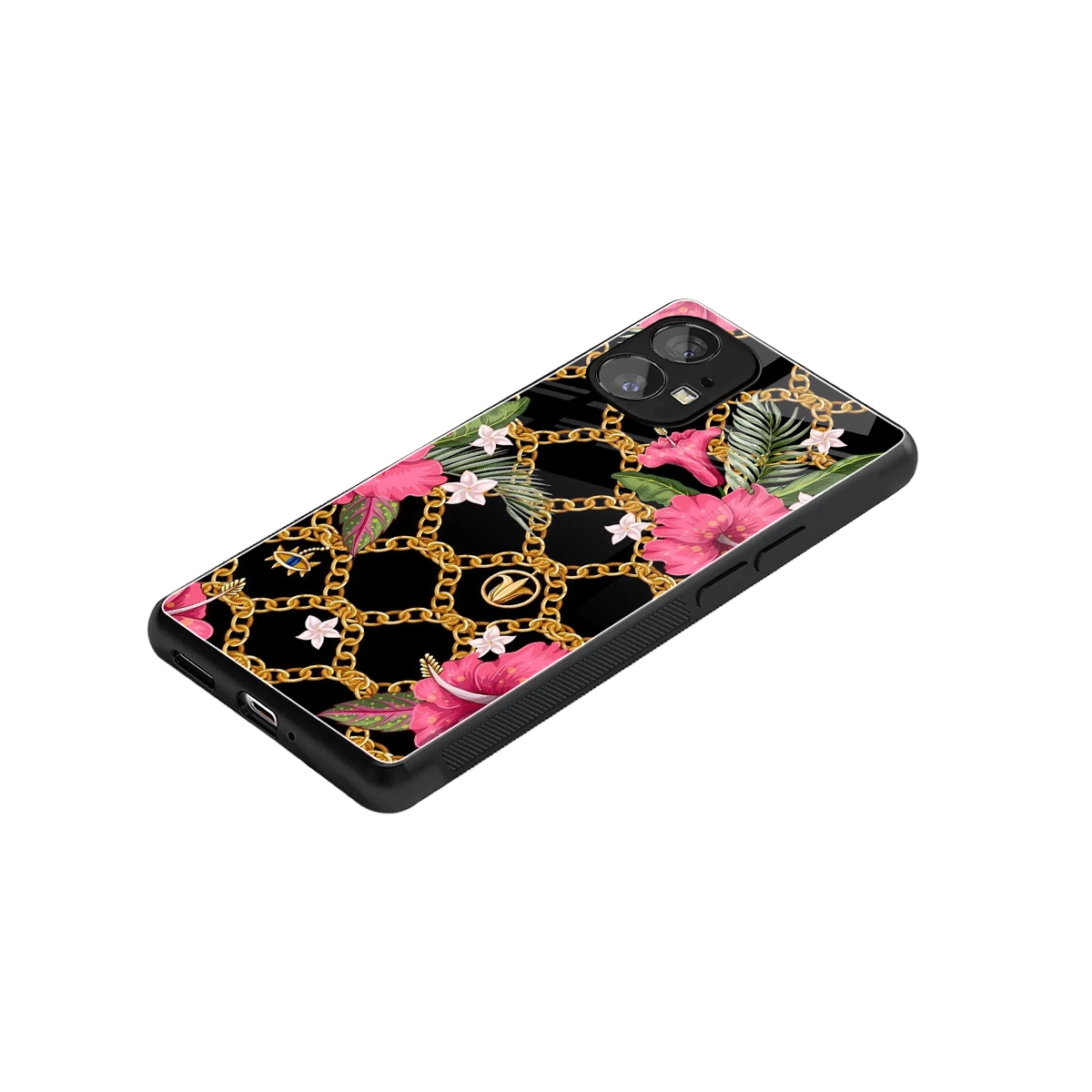 Gilded Petals stylish phone case for nothing phone 1 | glossy glass and slim fit