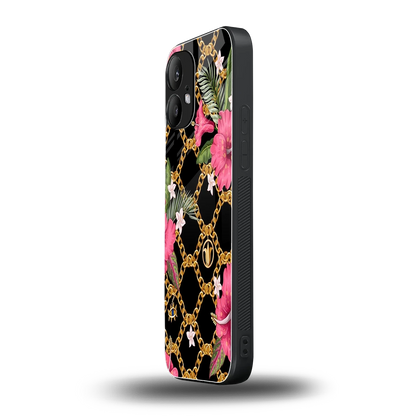 Gilded Petals nothing phone 2 mobile cover | shockproof glass phone case