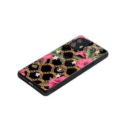 Gilded Petals stylish phone case for nothing phone 2 | glossy glass and slim fit